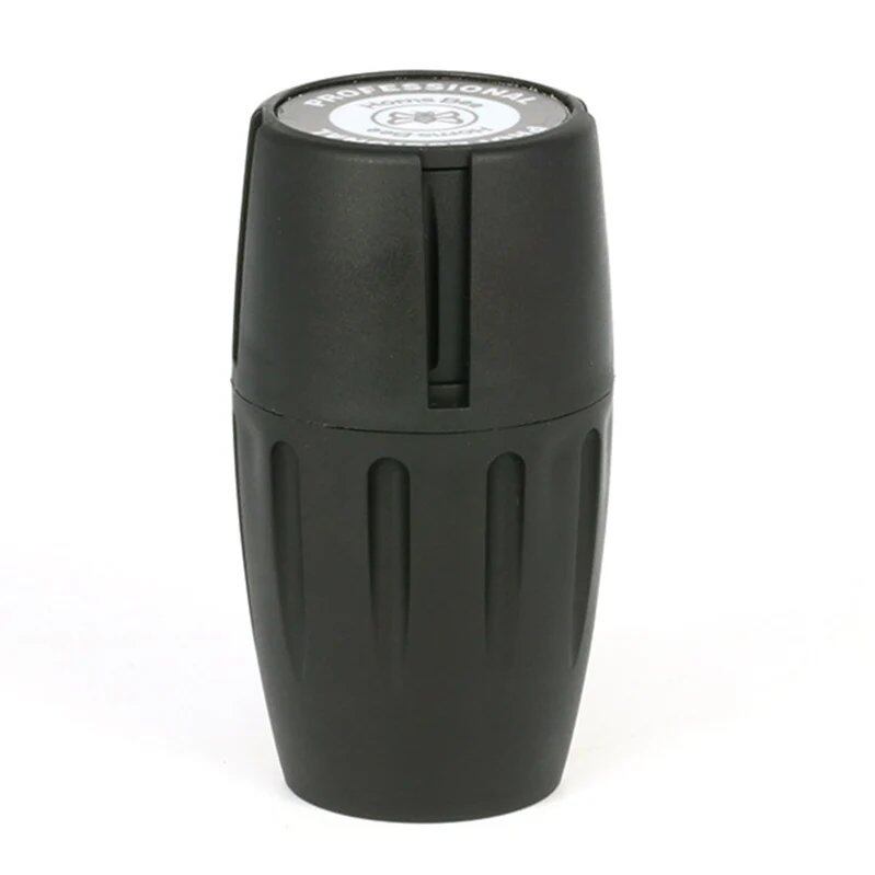 1/12-Pack Wine Barrel-Shaped Tobacco Grinder with Plastic Herb Storage Jar, Portable 45*80mm Manual Herb Crusher, Smoking Accessories, Parallel Import
