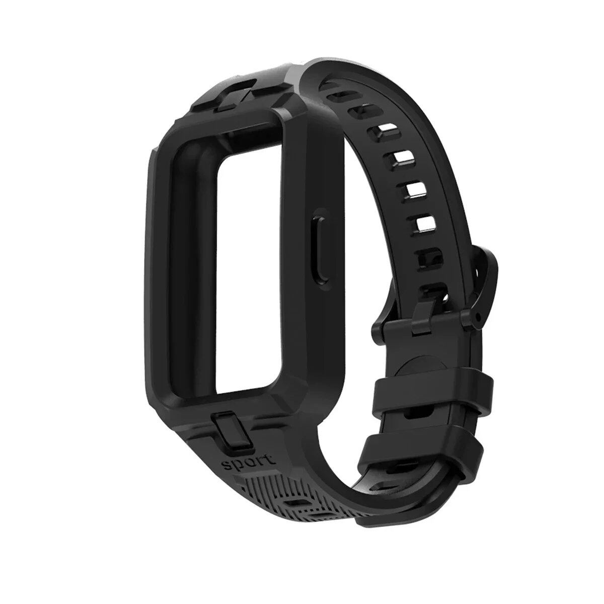 Huawei Band 9/8/7/6 用シリコンバンド スマートウォッチ交換用ストラップ スポーツ用通気性ストラップ バンドカラー: 並行輸入品
