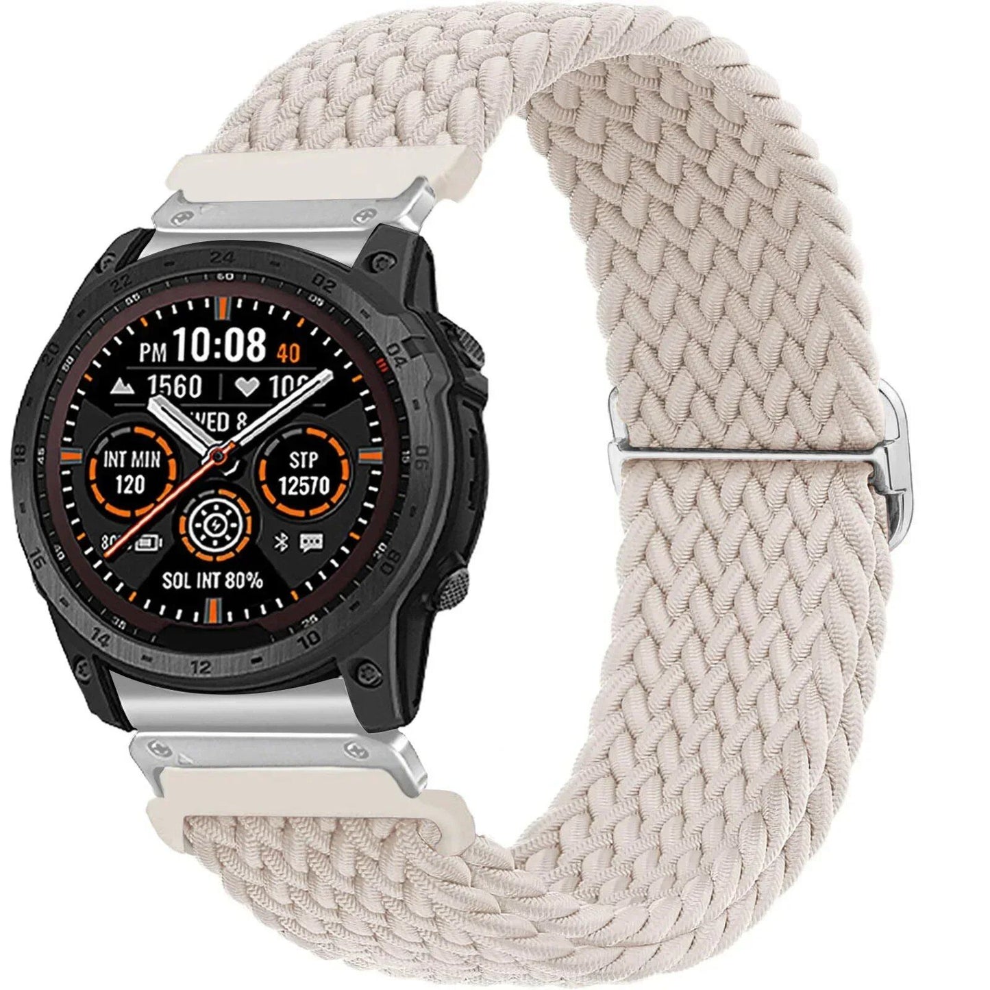 Nylon Loop Strap for Garmin Fenix 8/7/6 Pro/5 Plus, QuickFit Band, 22mm/26mm, Compatible with Garmin Smartwatches 3HR 945, Epix Gen 2, Band Color: mm, Parallel Import