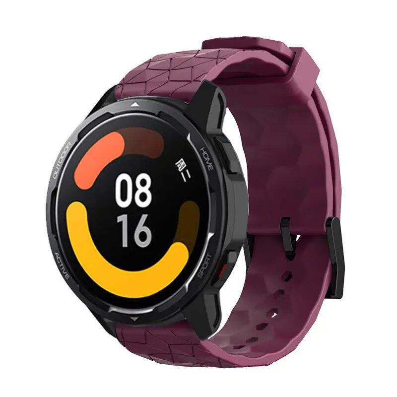Xiaomi Mi Watch / Mi Watch Color 対応 サッカーバンド 22mm 通気性リストバンド 交換用ストラップ Xiaomi S1 Active 対応 ブレスレット ベルト バンドカラー:mm 並行輸入品