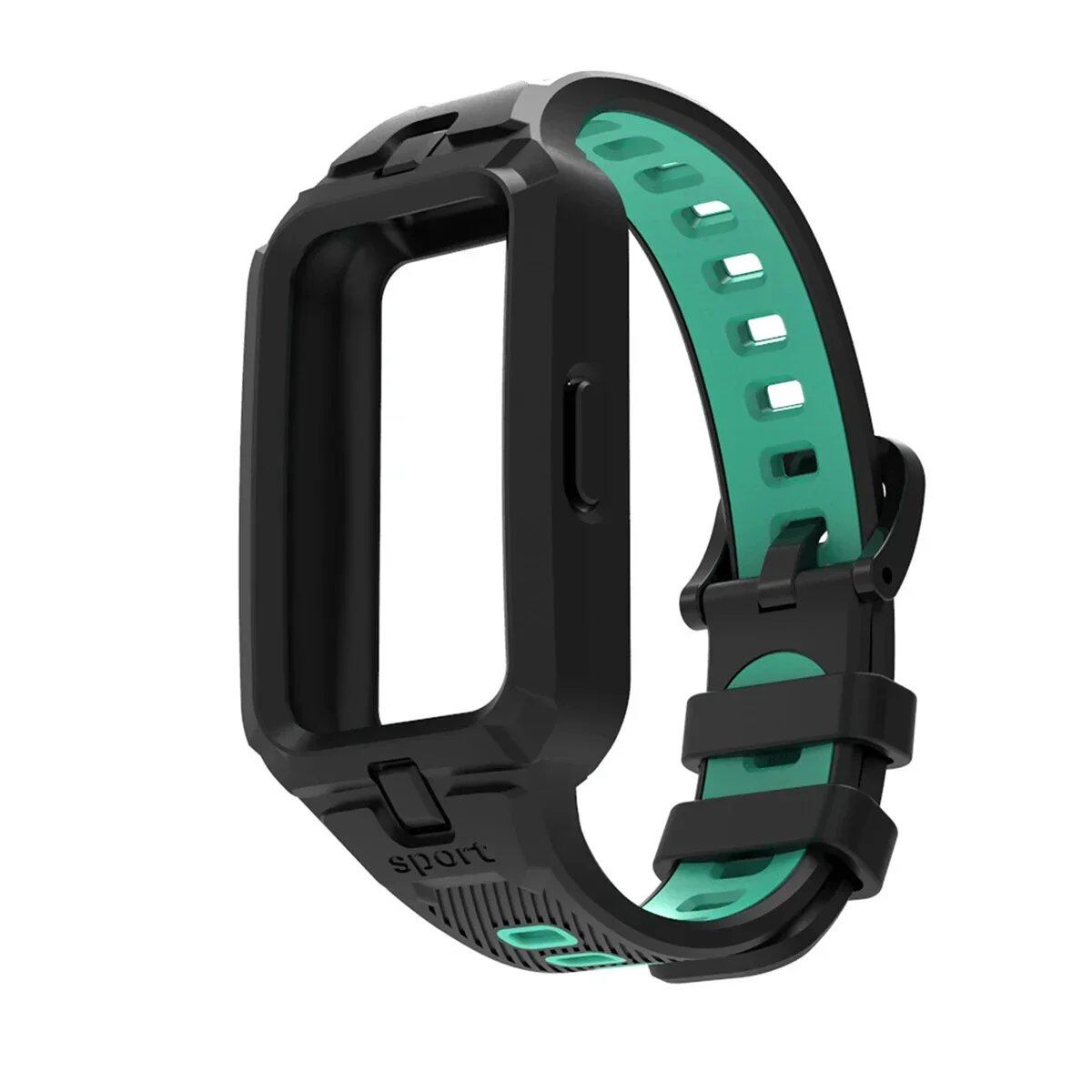 Huawei Band 9/8/7/6 用シリコンバンド スマートウォッチ交換用ストラップ スポーツ用通気性ストラップ バンドカラー: 並行輸入品