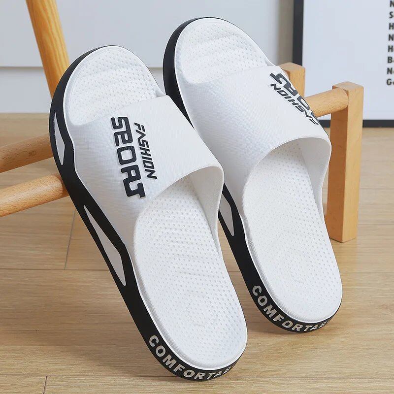 Men's slippers, stylish summer sandals, non-slip, indoor and outdoor wear, suitable for both men and women, suitable for bathrooms and other outdoor activities. Parallel import.