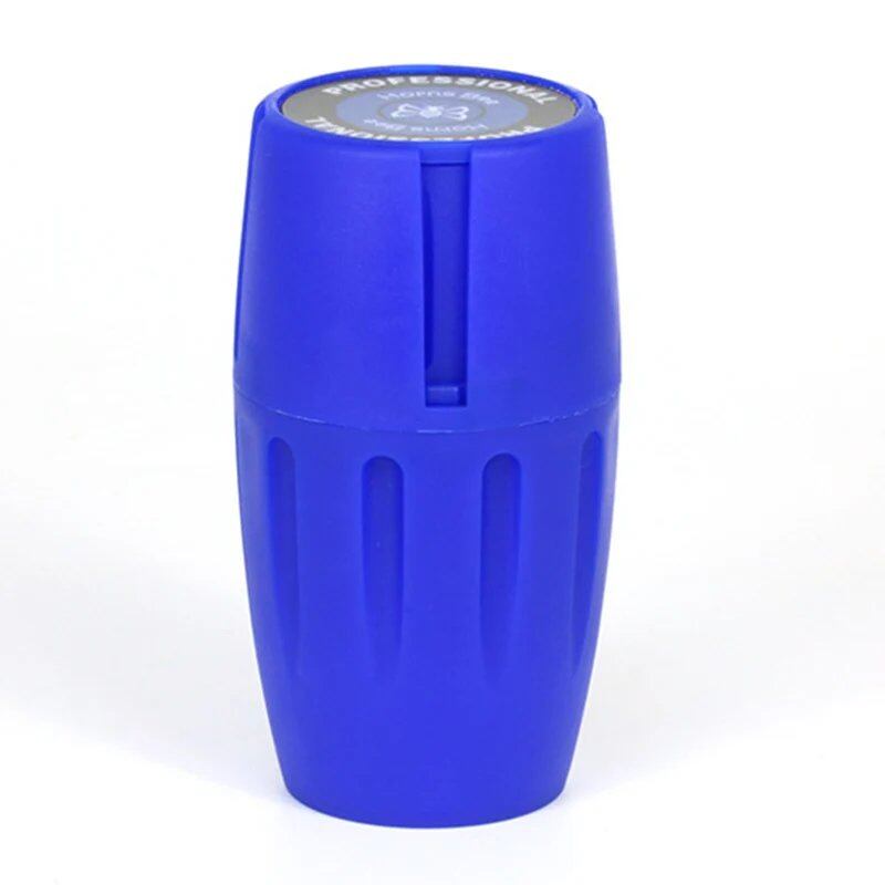 1/12-Pack Wine Barrel-Shaped Tobacco Grinder with Plastic Herb Storage Jar, Portable 45*80mm Manual Herb Crusher, Smoking Accessories, Parallel Import