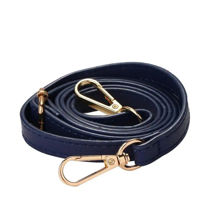 1.2cm Wide Thin Bag Belt/Shoulder Strap Replacement, Long Adjustable PU Leather Bag Strap, Bag Accessory, Color: Parallel Import