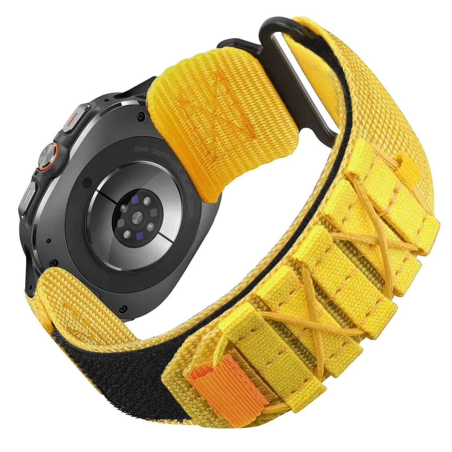Non-Gap Nylon Strap, Quick Fit Band, Sport Bracelet for Samsung Galaxy Watch 7 Ultra (47mm) - Size: ; Band Width: Galaxy Watch 7 Ultra; Parallel Import