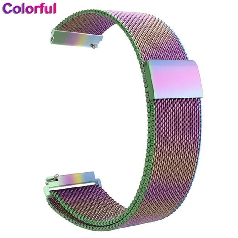 Milanese Loop Stainless Steel Metal Bracelet Replacement Strap for Huawei Watch GT 4 (41mm, 46mm) - Size H (Parallel Import)