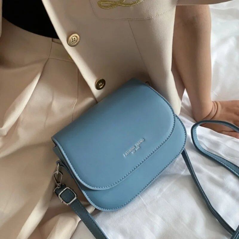 Women's Saddle Bag, Crossbody Bag, Summer, Simple, Stylish, Trendy, Overseas-Style Shoulder Bag, Parallel Import