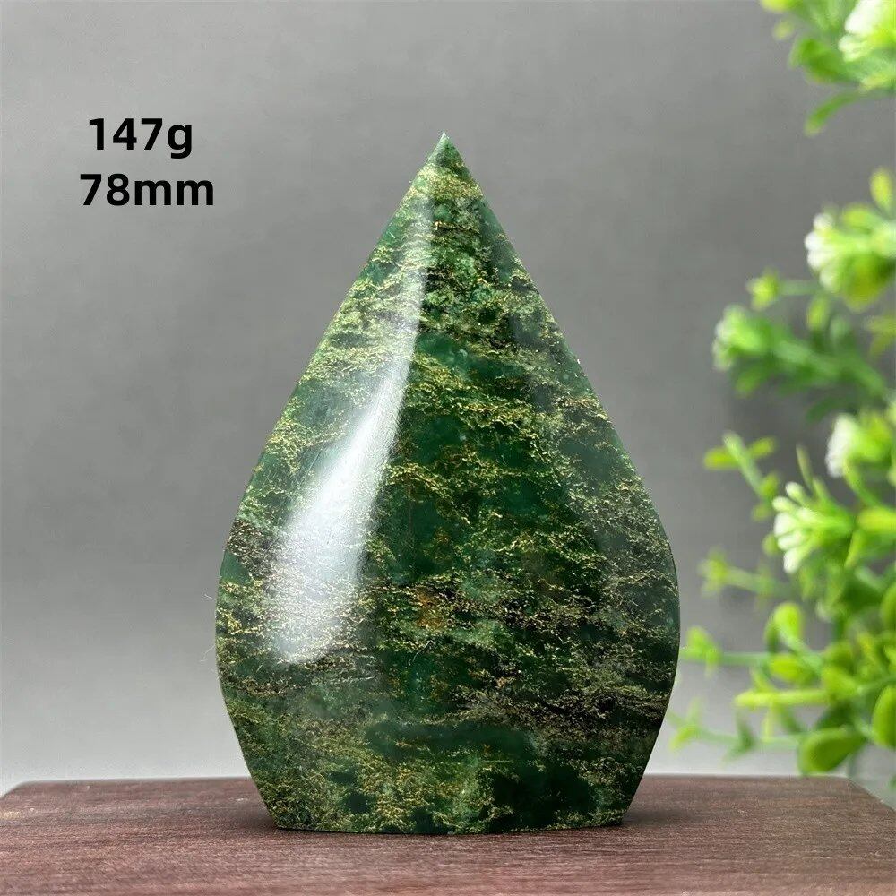 天然エメラルド フリーシェイプ トーチ研磨 工芸品 レイキヒーリング 瞑想 ウィッチクラフト サクリファイス エネルギー ホーム 風水 デコレーション カラー 並行輸入品