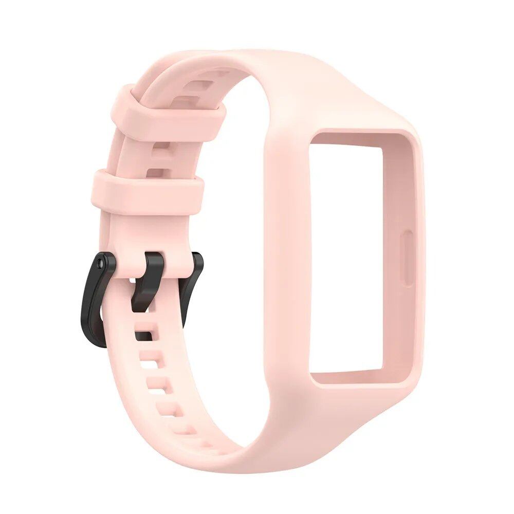 Huawei Band 6/7用シリコンベルト 通気性ストラップ 交換用リストバンド Honor Band6対応 調整可能ブレスレット ケース付き バンドカラー: 並行輸入品