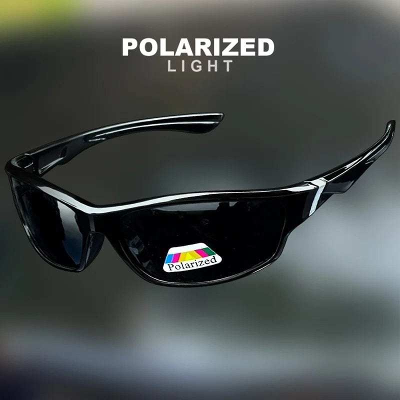 1/3-Piece Vintage Sports Sunglasses for Men and Women, Anti-Glare UV400 Protection, for Fishing, Running, Cycling, and Mountaineering; Ships from: Parallel Import