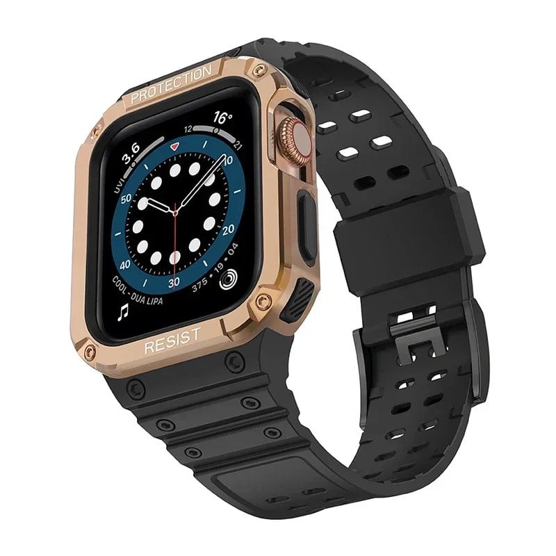 TPU Band Case for Apple Watch 45mm/49mm/44mm/41mm/40mm - Compatible with iWatch Ultra/7/8/6/5/4, Sport Strap, Wristband, Accessory, Band Color: mm, Parallel Import