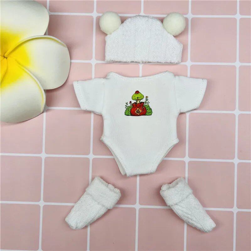 Animal Zodiac Sign 6-inch Mini Reborn Doll Clothes, Cute Baby Doll Outfits, Boy/Girl Doll Au Pair, Parallel Import