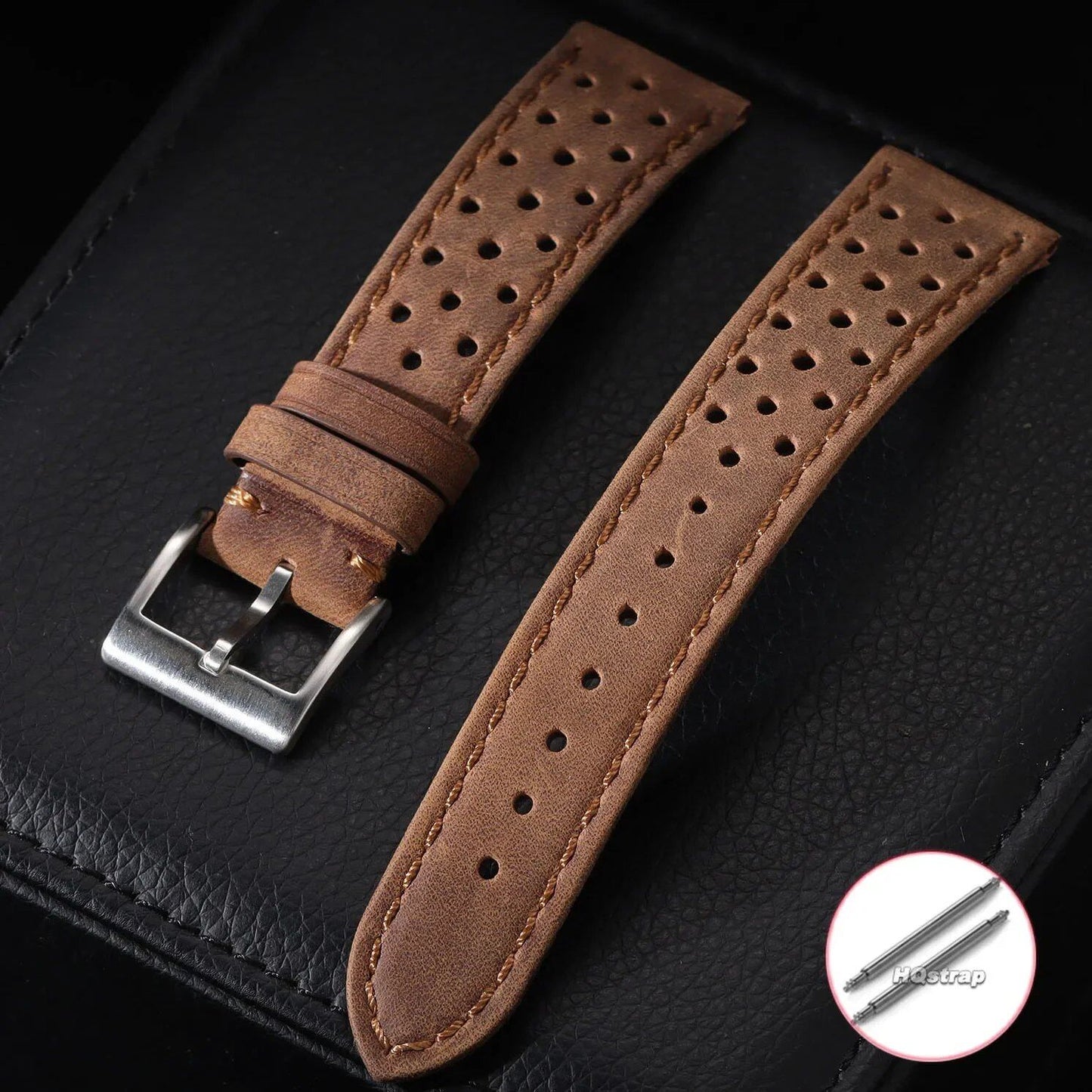 Matte Breathable Watch Band, Universal Replacement Strap for 18mm, 20mm, and 22mm Watches, Waterproof Bracelet with Solid Buckle, Unisex, Matte Color, Imported