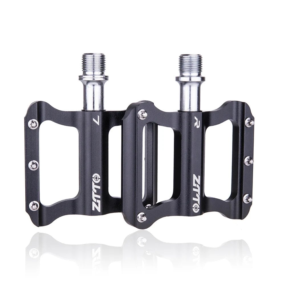 ZTTO Ultra-Lightweight Flat Pedals for Road Bikes, Aluminum Alloy, Bearings, Anti-Slip, Folding Pedals, Cycling, JT06; Ships from: Parallel Import