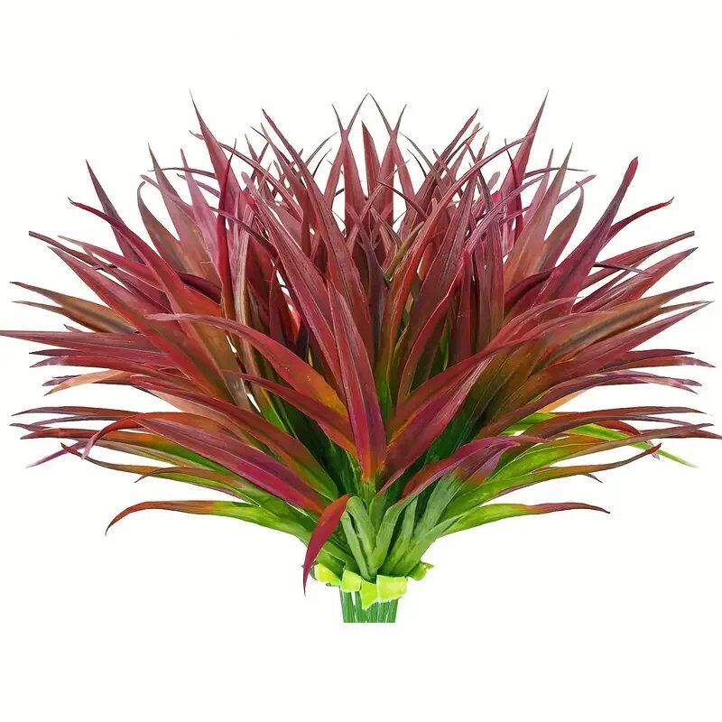 1/4-Piece UV-Resistant Artificial Outdoor Plants - Tall Grass, Tropical Flowers and Shrubs - Perfect for Year-Round Indoor Use (Imported)
