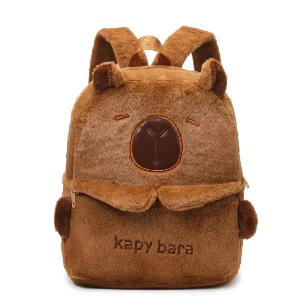 ニューカピバラ ぬいぐるみ リュック ショルダーバッグ カピバラ ぬいぐるみ バックパック 動物 学生 スクールバッグ カップル 並行輸入品