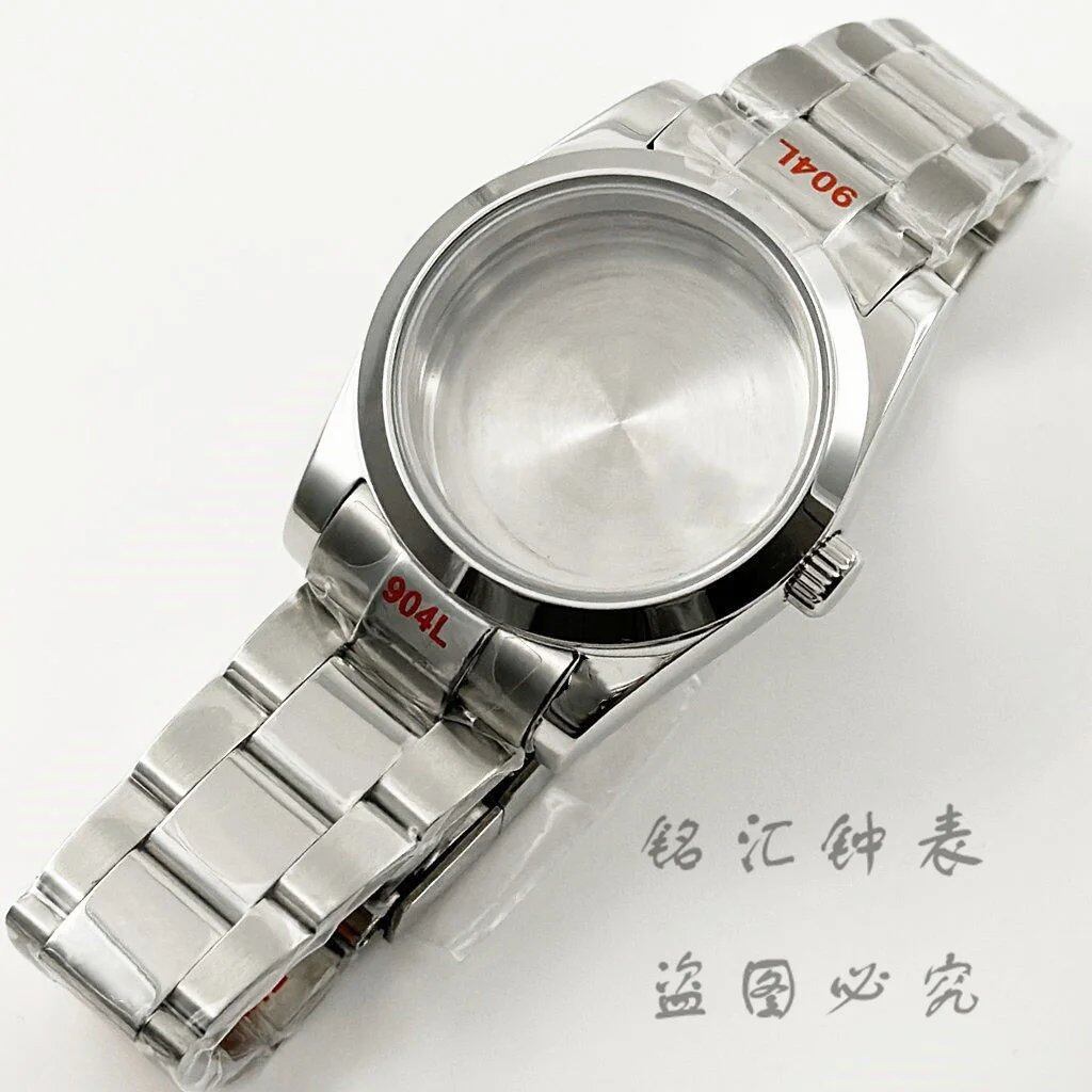 36mm/40mm NH35 Sapphire Crystal Polished Waterproof Watch Case (Compatible with NH34, NH35, NH36, NH38, NH39, NH70, PT5000, ETA2824) Color: Parallel Import