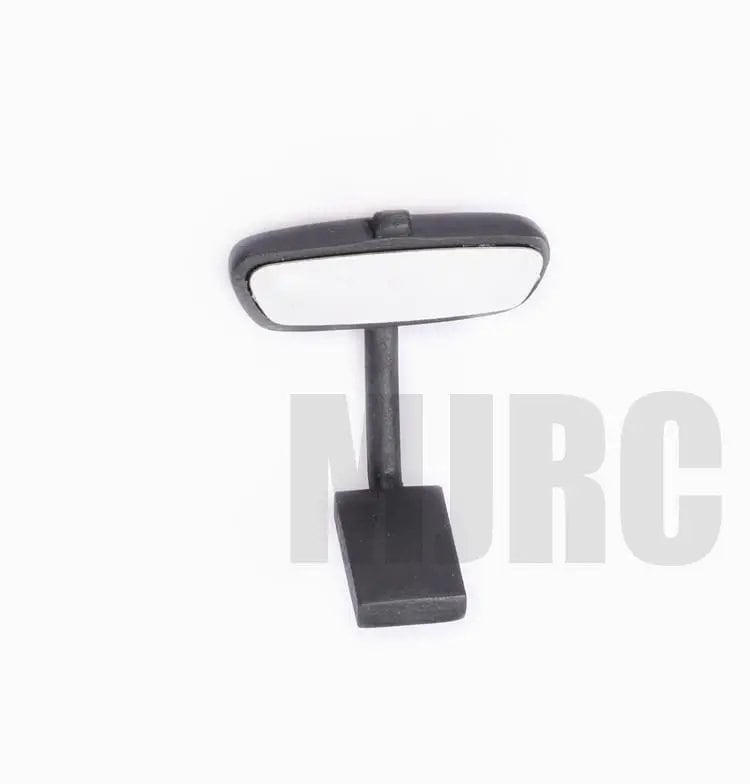 1/10 Scale RC Crawler Simulation Plastic Rearview Mirrors for Traxxas TRX4, Bronco D90, D110, Axial SCX10, RC4WD G500 (Product Code: 90046), Black (Imported)