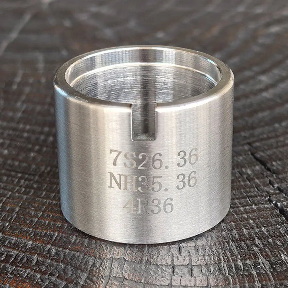 SKX007 Watch Movement Holder Bracket, Correction Base Retainer Repair Assembly Tool for NH34, NH35, NH36, NH37, 38, 39, 7S26, 7S36, and 4R36 Watches, Stainless Steel, Parallel Import