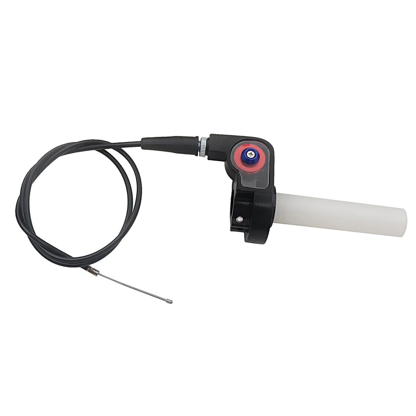 1/4" Quick-Turn Throttle Grip Set - Smooth Operation and Secure Grip, Includes 980mm Throttle Cable, for Dirt Bikes and Motocross, Parallel Import