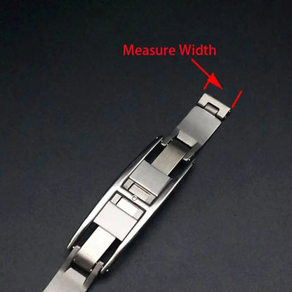 J12 Watch Band Buckle Clasp, Ceramic Strap with Butterfly Buckle, Steel Buckle, Folding Buckle, Men's and Women's Watch Strap Clasp, Size: mm; Band Color: F, Parallel Import