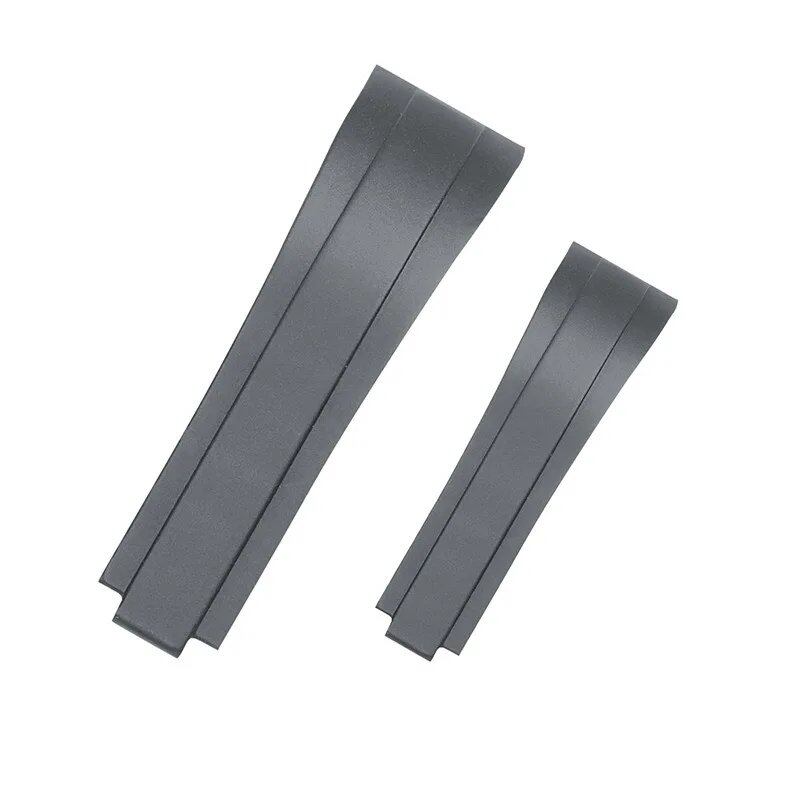 ロレックス オイスター フレックス 用 20mm カーブド ソフト シリコン ウォッチバンド - メンズ レディース スポーツ ブレスレット 折りたたみバックル リストベルト バンドカラー：;バンド幅：20mm－ロゴなし 並行輸入品