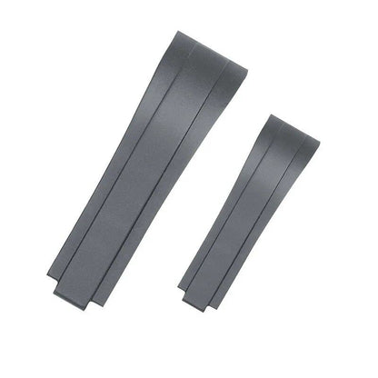 ロレックス オイスター フレックス 用 20mm カーブド ソフト シリコン ウォッチバンド - メンズ レディース スポーツ ブレスレット 折りたたみバックル リストベルト バンドカラー：;バンド幅：20mm－ロゴなし 並行輸入品