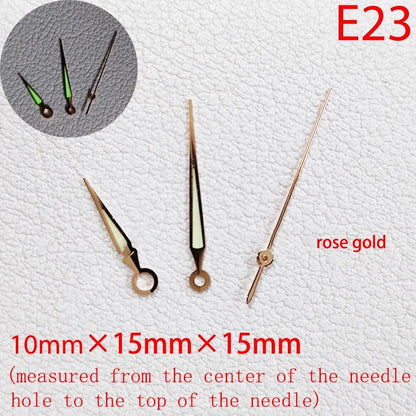 ETA Series Watch Accessories, Green &amp; Blue Super Luminous Hands for ETA 2824, 2892, 2836, and 2834, Parallel Import