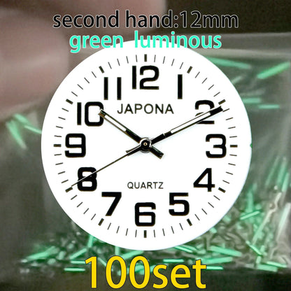 100-Piece Clock Hand Set for TMI PC Series, VJ Series, PC21 Hand, VH31 Hand, Compatible with VJ20, VJ21, VJ24, VJ22, VJ23, VJ14, VJ12, VJ34, VJ32, VJ33, VJ42, Parallel Import