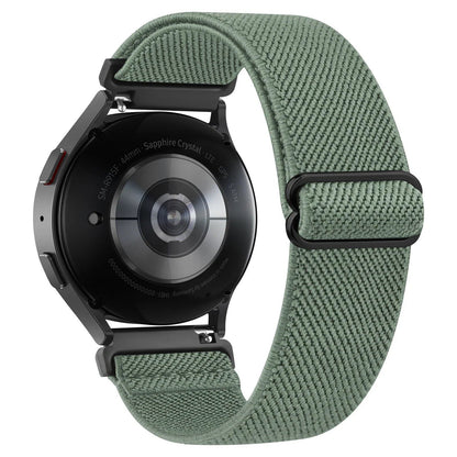 Stretchable Nylon Strap for Samsung Galaxy Watch 7/6/5/4/4 Classic/5 Pro/6 Classic/Active 2/Watch 3 (40mm/44mm/42mm/46mm/47mm/41mm) Band Color: 20mm Band Width (Parallel Import)