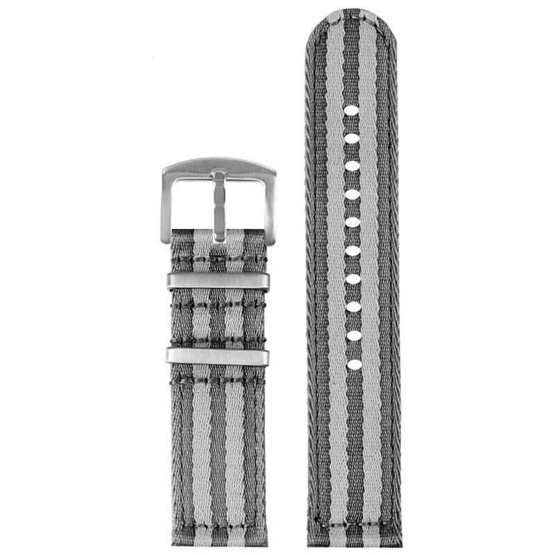 Nylon Watch Band, 20mm/22mm, Premium Smooth Soft Nylon Sport Replacement Band, Quick Release, Universal Canvas Bracelet, Watch Strap, Band Color: Amm, Parallel Import