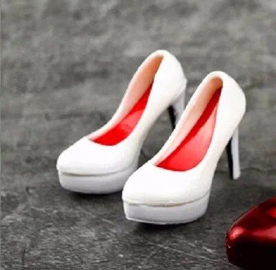 1/6 Scale Fashion Girl High Heel Shoes Simulation Stiletto Court Shoes Model for 12-inch TBL PH Female Soldier Action Figure Body (Parallel Import)