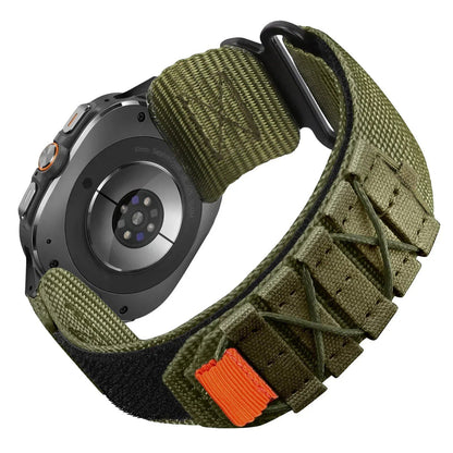 Non-Gap Nylon Strap, Quick Fit Band, Sport Bracelet for Samsung Galaxy Watch 7 Ultra (47mm) - Size: ; Band Width: Galaxy Watch 7 Ultra; Parallel Import