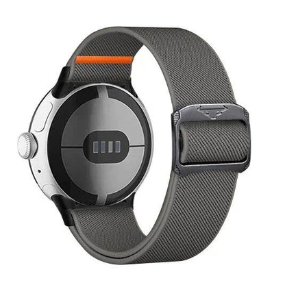 Google Pixel Watch 3/2/1 41mm用 ナイロンループストラップ - Google Pixel 41mm対応 伸縮スポーツバンド 交換用アクセサリー バンドカラー： 並行輸入品