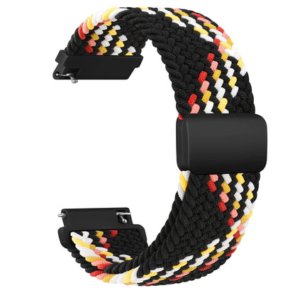 20mm/22mm Braided Strap/Bracelet for Garmin Vivoactive 4/3/Music/Venu Sq 2 Plus/Forerunner 245/645/55/158/Vivomove 3, Band Color: mm, Parallel Import