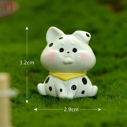 New Cute Micro Landscape Zodiac Tiger Miniature Figurine Garden Ornament Desktop DIY New Year Home Decor (Parallel Import)
