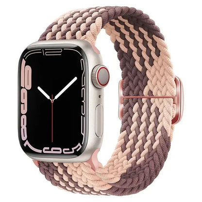 アップルウォッチUltra 2用ナイロンストラップ バンド 49mm 40mm 44mm 41mm 38mm 45mm対応 伸縮ブラidedループ ブレスレット iWatchシリーズ9/8/7/6/SE/5/4対応 バンドカラー：mm 並行輸入品