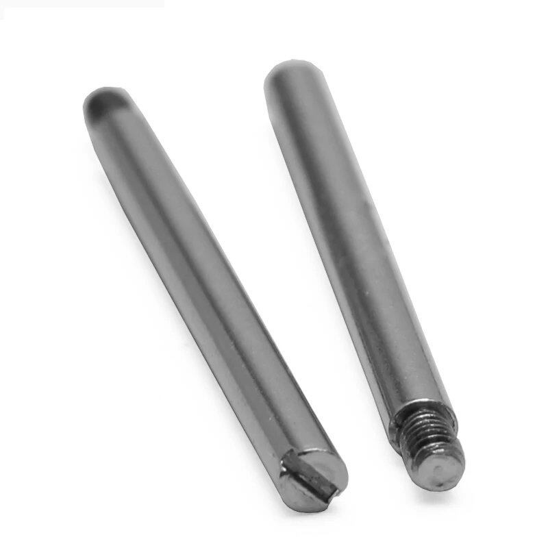 Panerai Connecting Rod Strap Lug Screw - High-quality steel link rod with dedicated ear screwdriver, silver band color: silver, 1 piece included; Band width: mm, parallel import