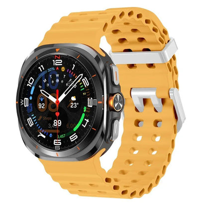 Galaxy Watch Ultra Marine Band, Silicone Sport Bracelet, Genuine Samsung Galaxy Watch 7 Ultra 47mm Strap, Band Color: ; Band Width: Galaxy Watch Ultra, Parallel Import