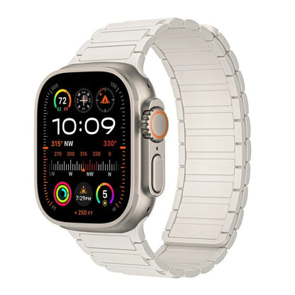 Magnetic Strap for Apple Watch, Silicone Wristband, 45mm, 44mm, 40mm, 46mm, 41mm, 42mm, 38mm, Compatible with iWatch Series 8/7/6/SE/9/10/Ultra 2/49mm, Band Color: mm; Parallel Import