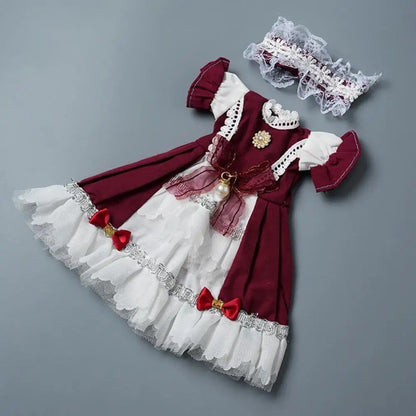 1/6 BJD Doll Accessories Dress for Girls, Toy Gift, Color Matching, Cute Decoration, Small Clothes, Color: ; Size: Doll Not Included, Parallel Import