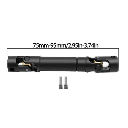 1/10 Scale RC Car Metal Internal Gear Drive Shaft Universal Joint Compatible with Axial SCX10 Gladiator YK4082 TRX4 TF2 D110 Crawlers (Color: Imported)