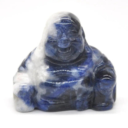 1.2-inch Buddha Statue, Natural Healing Crystal Reiki Chakra Figurine, Spiritual Stone Sculpture, Home Decor, Parallel Import