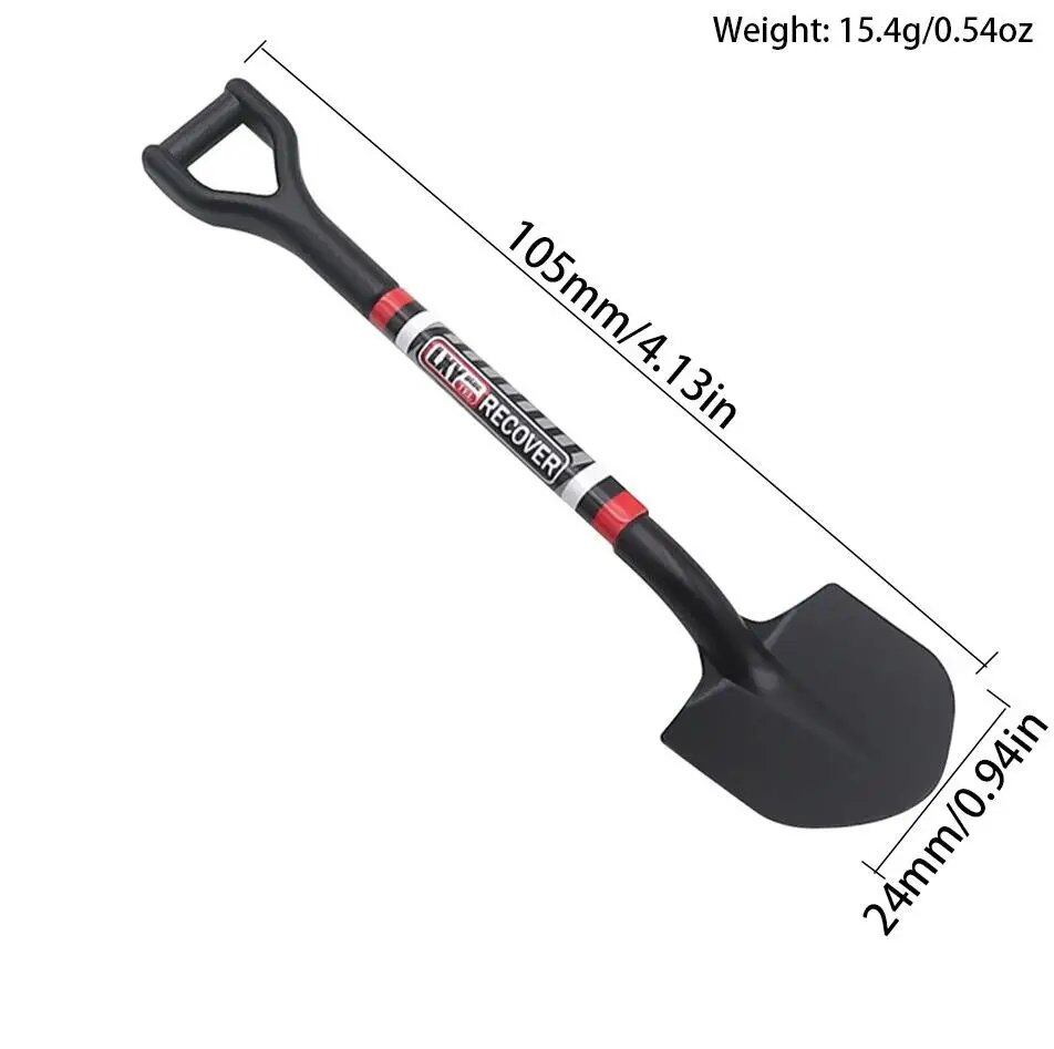 Metal Simulated Excavator for 1/10, 1/18, and 1/24 Scale RC Crawler Decoration - Compatible with Axial SCX10 90046 D90, Yikong RGT, Traxxas TRX4, and TRX4M D12, Color: 1-1, Parallel Import