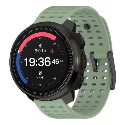 22mm Silicone Watch Strap for Suunto RACE S / Ocean / Vertical - Replacement Watch Strap for Suunto 5 / 9 Peak Pro. Band Color: 22mm; Band Width: Parallel Import