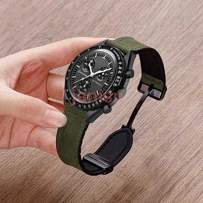 Omega x Swatch Collaboration MoonSwatch Magnetic Bracelet, Vintage-Style Silicone Strap, Replacement Watch Band, Band Color: Parallel Import