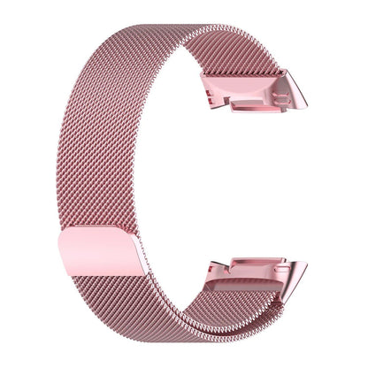 Milanese Loop Band Replacement for Fitbit Charge 6/5, Stainless Steel Magnetic Bracelet, Fitbit Charge 5 Strap, Band Color: Parallel Import