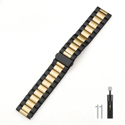 22mm Metal Strap, Premium Stainless Steel Wristband for Garmin Forerunner 265, 965, 955, 255, Music, and Garmin Venu 3/2 Accessories, Band Color: Parallel Import