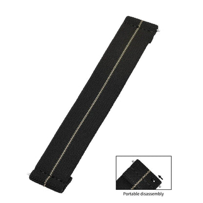 13cm Pale Blue Premium Grade Hook and Loop Adhesive Watch Band, 18/19/20/21/22mm Nylon Replacement Watch Strap, Band Color: mm, Parallel Import