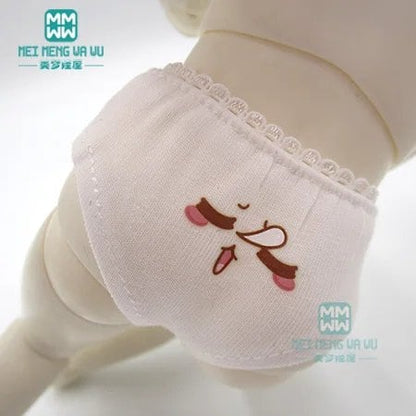 1/3, 1/4, 1/6 Size BJD Doll Accessories, Compatible with DD, SD, and MOSD, Cute Expressions, Small Pants, 1/4" BJD Doll, Parallel Import